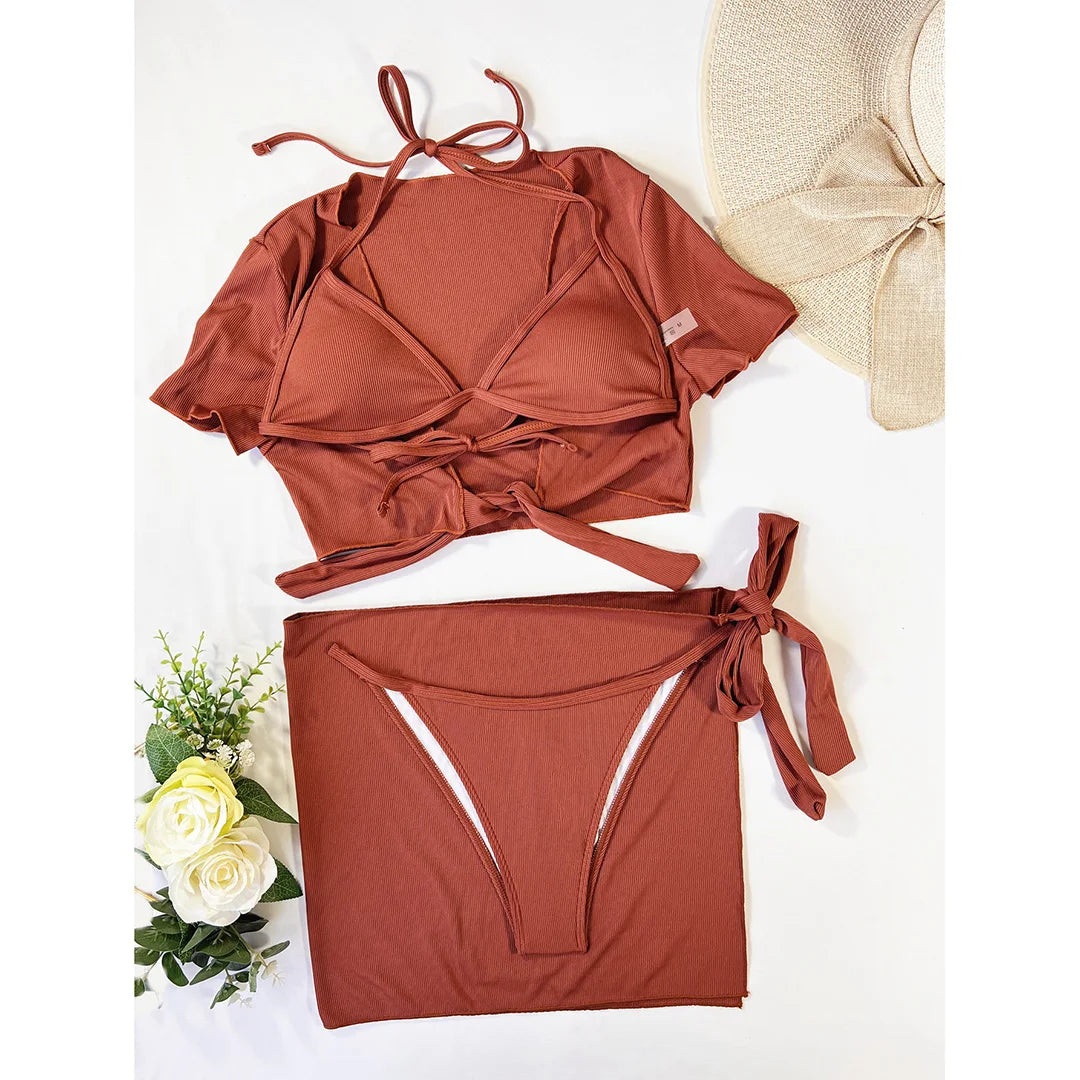 Fay Bikini Set- Braun