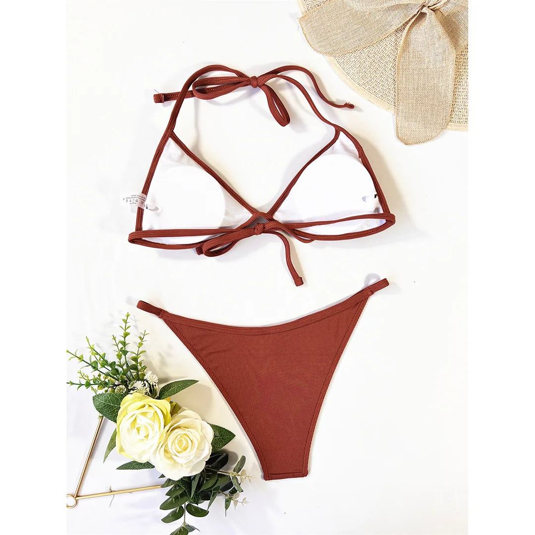 Fay Bikini Set- Braun