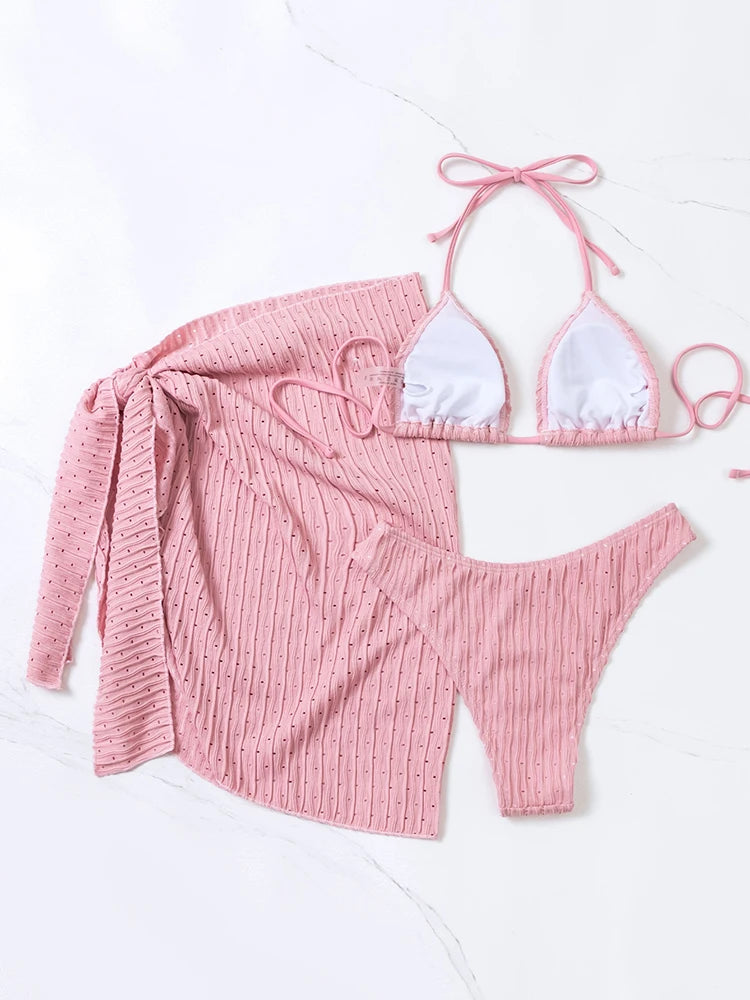 Lola Bikini Set- Rosa
