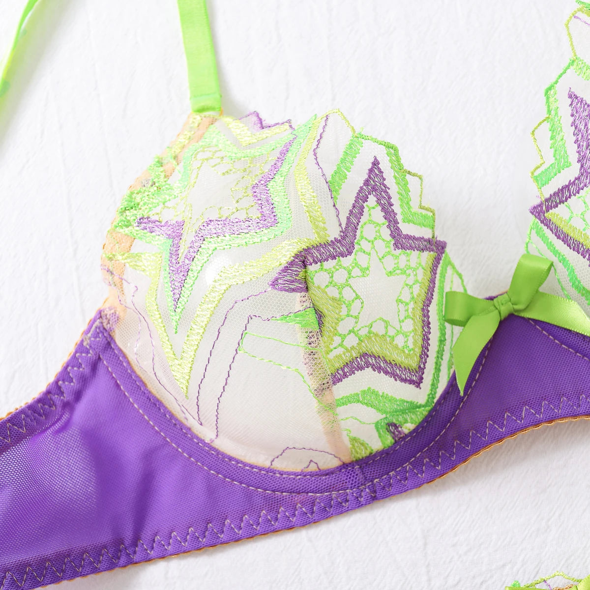 Ellolace Neon Fantasy-lingerieset 