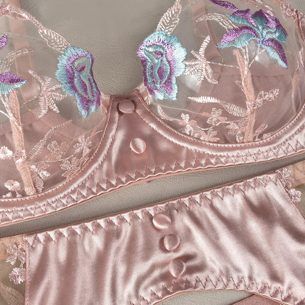 Eloise Silk Lingerie Set