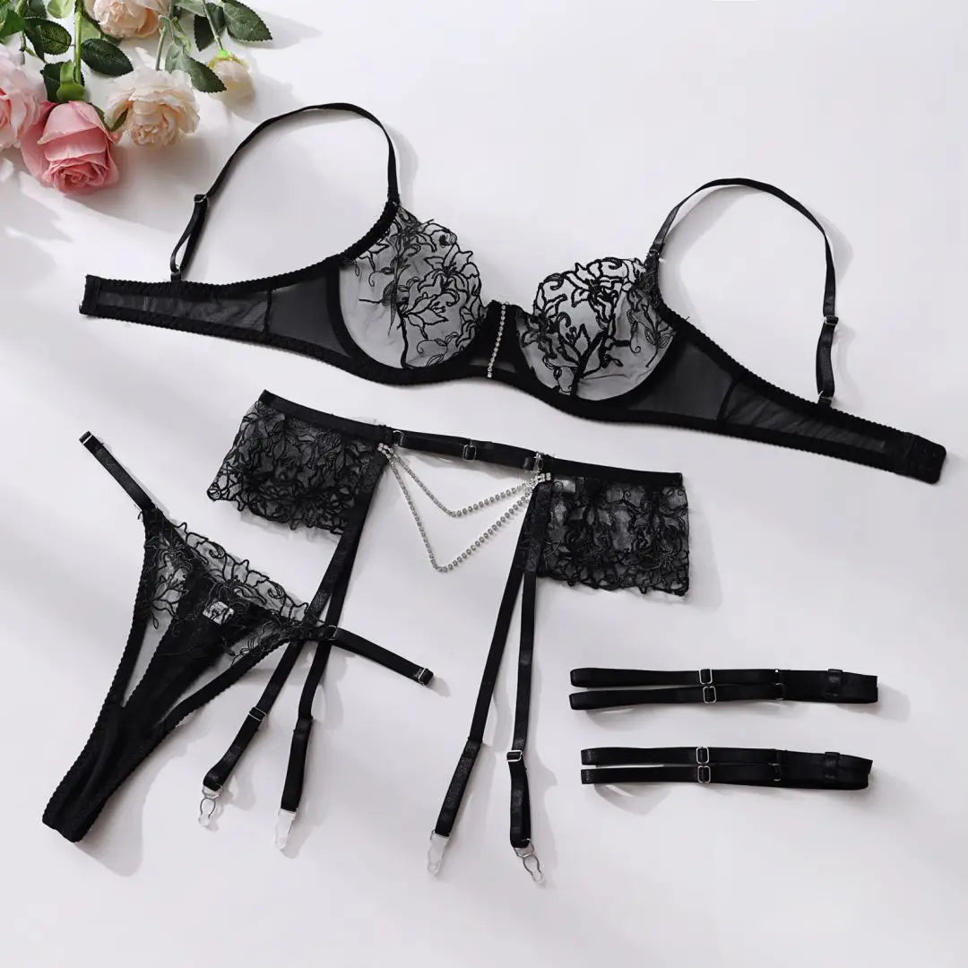 Eva Set: Glamorous lingerie shine 