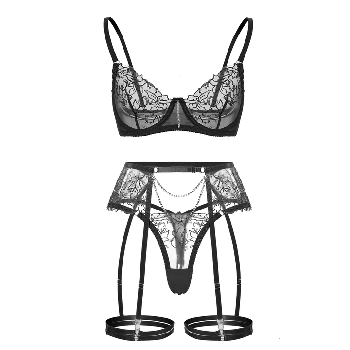 Eva Set: Glamorous lingerie shine 