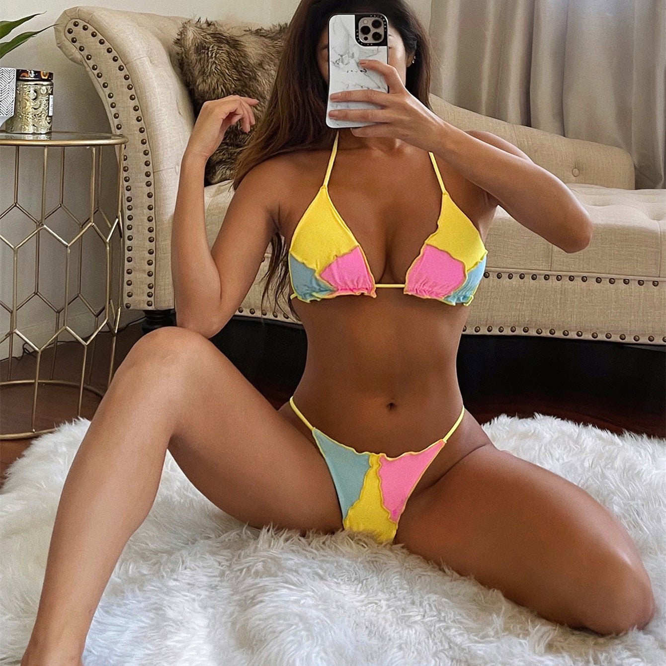 Colorful bikini